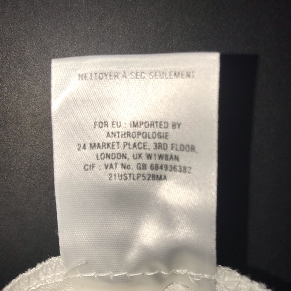 Anthropologie Leifsdottir White Tuxedo Stripe Shorts - size 8 - Picture 8 of 13